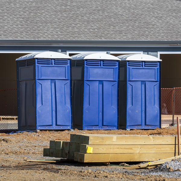 how can i report damages or issues with the portable restrooms during my rental period in Mount Gay WV